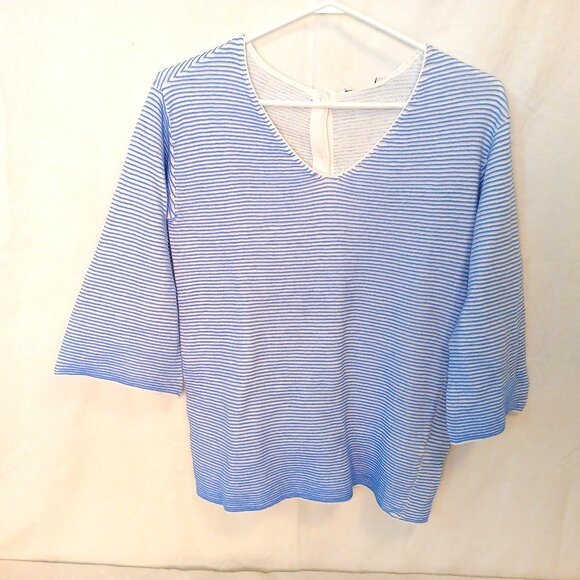 Foxcroft Back-Button Up Sweater - Picture 2 of 6